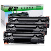 耐图 惠普CE278A易加粉硒鼓 适用HP M1536DNF M1536MFP M1530 M1537 M1538墨盒 CE278A易加粉硒鼓3个