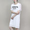 Adidas阿迪达斯三叶草女装 2018夏季新款运动休闲舒适透气短袖圆领中长裙CZ8333 L DH4663