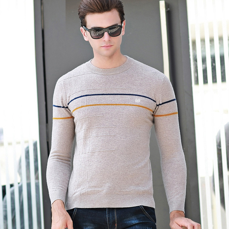 恒源祥男士羊毛衫15202033 L/175 驼色