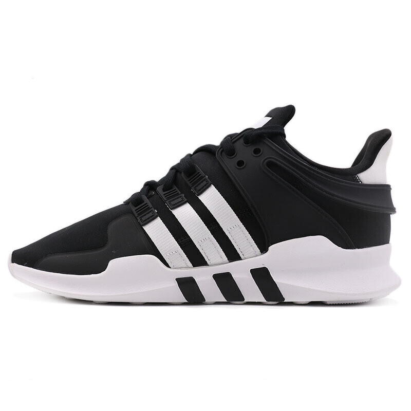 Adidas阿迪达斯男鞋 2018夏季新款三叶草男鞋EQT SUPPORT ADV运动缓震休闲跑步鞋 黑白B37351 B37351 42.5码