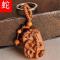 桃木十二生肖守护神木质12属相钥匙扣挂件鼠牛虎兔龙蛇马羊猴鸡坠木送女朋友七夕情人节礼物_3_7 蛇