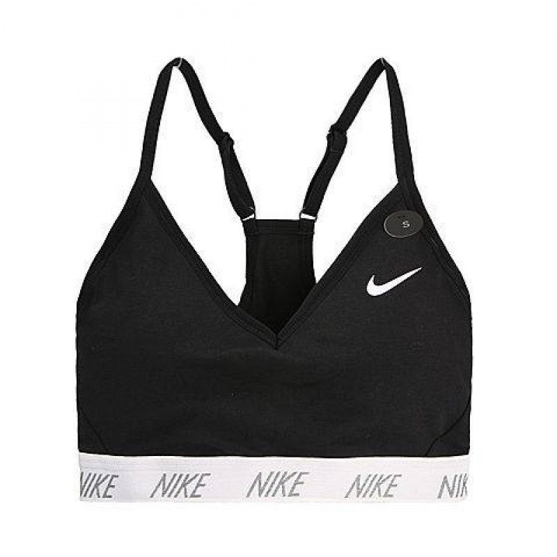 NIKE耐克女内衣INDYSOFTBRA轻度支撑运动文胸紧身服 S 黑