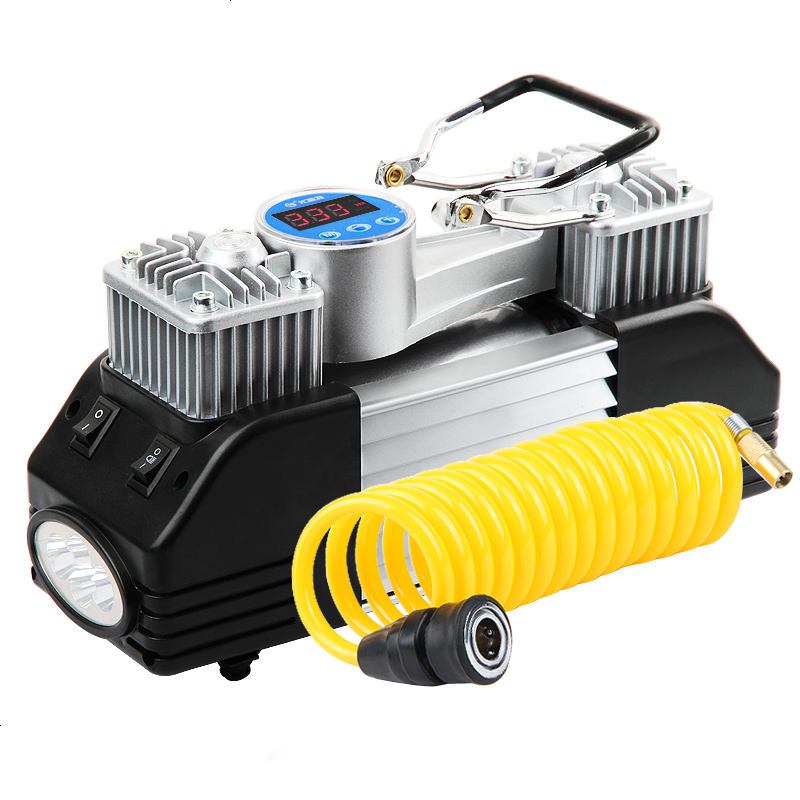 suv车载充气泵双缸高压大功率便携式12v汽车用轮胎打气泵