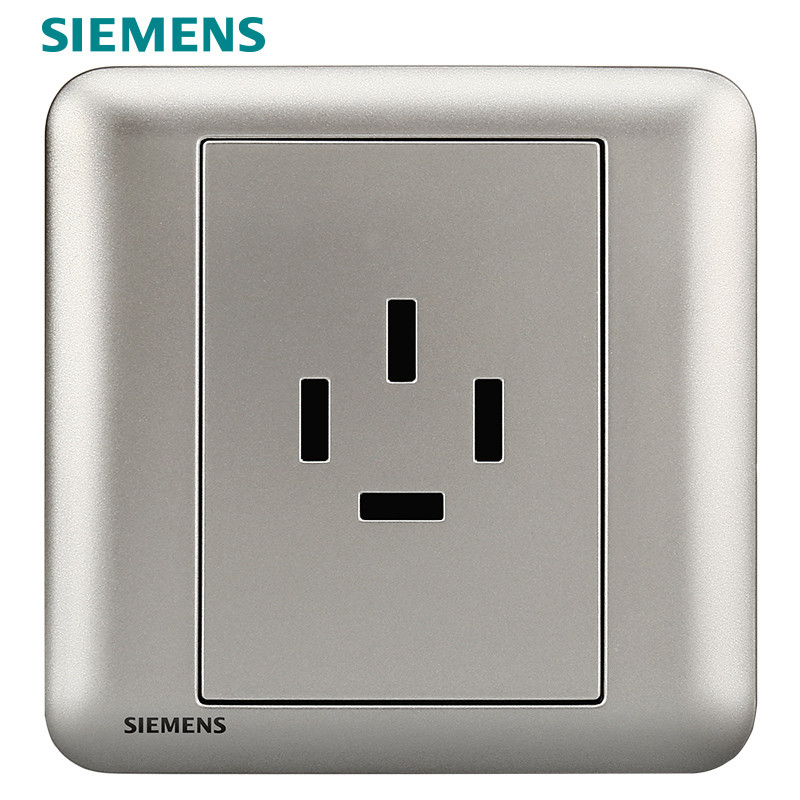 西门子(SIEMENS)开关插座面板 皓睿系列 硒釉银 16A三相四线电源插座 16A三相四线 16A三相四线