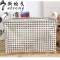 大号收纳盒布艺棉麻家居衣物整理箱玩具筐书本零食杂物原麻storage38*26*23_2 原麻咖格