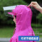 电动摩托雨衣单人男女时尚自行车加大加厚防水骑行遮雨披_1_3 深红