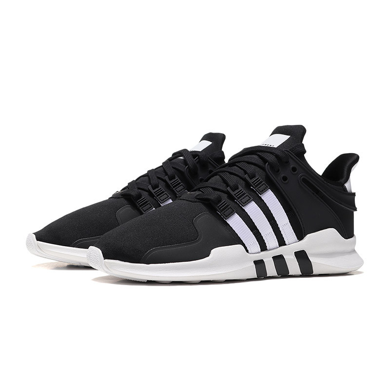 【自营】adidas阿迪达斯三叶草男运动休闲鞋B37351 B373511号黑色+亮白 45码