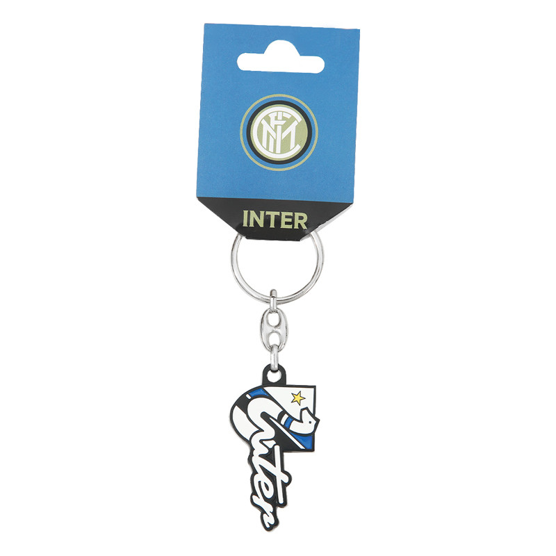 国际米兰俱乐部小蛇形状钥匙扣 深蓝色