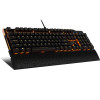 达尔优（dareu）EK815 104键橙色背光机械键盘 黑色青轴