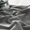 SESHARE北欧风全棉色织磨毛四件套 1.8m床适合200*230cm被子 茶麦色