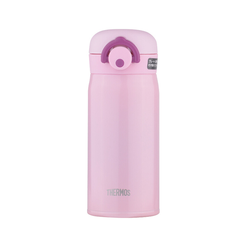 膳魔师（THERMOS） 进口轻量保冷保温杯不锈钢水杯JNR-350-LP 350ML 粉色