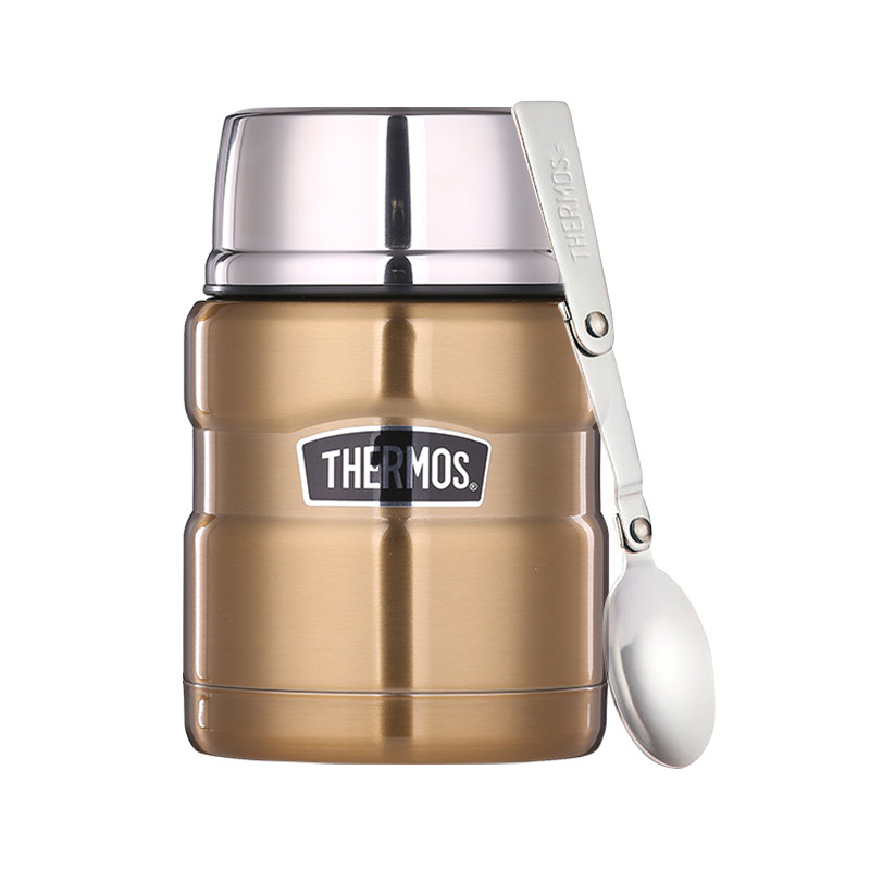 THERMOS膳魔师真空不锈钢焖烧杯 SK-3000-MGD 470ML 黄色