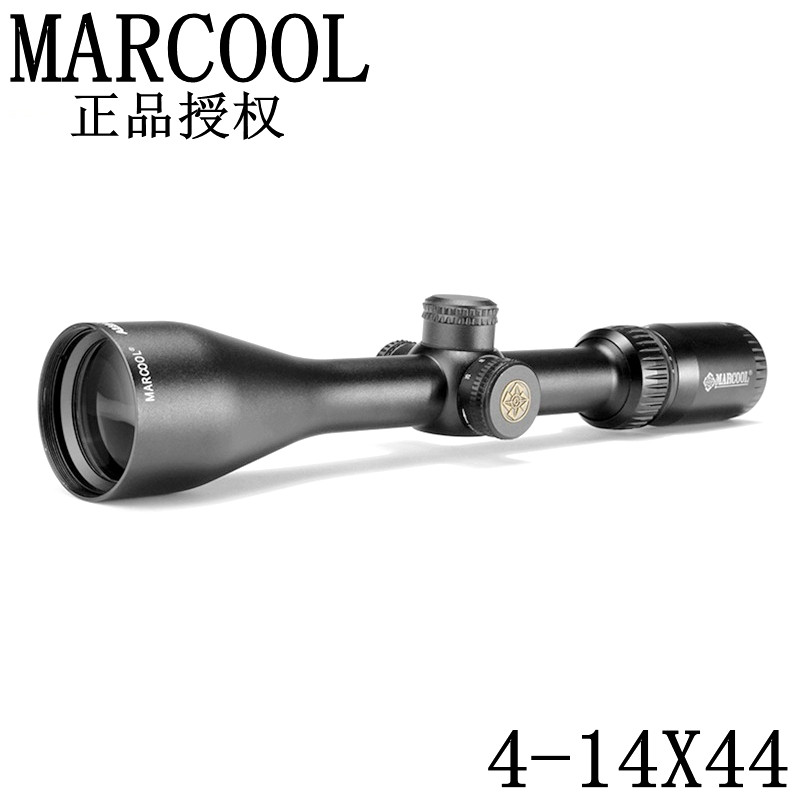 MARCOOL码酷ALT4-14X44SF侧焦十字光学高抗震高清晰秃子板球中握瞄准器狙 20MM皮轨高宽