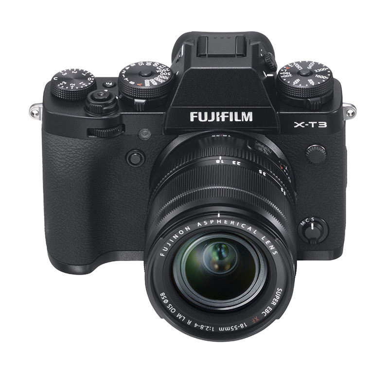 富士（FUJIFILM)X-T3 (XF18-55MM） 微单相机 黑色富士微单 单镜头套装