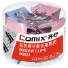 齐心(comix) SW B3631 彩色易分类长尾票夹(1# 240页 12只筒装）配色