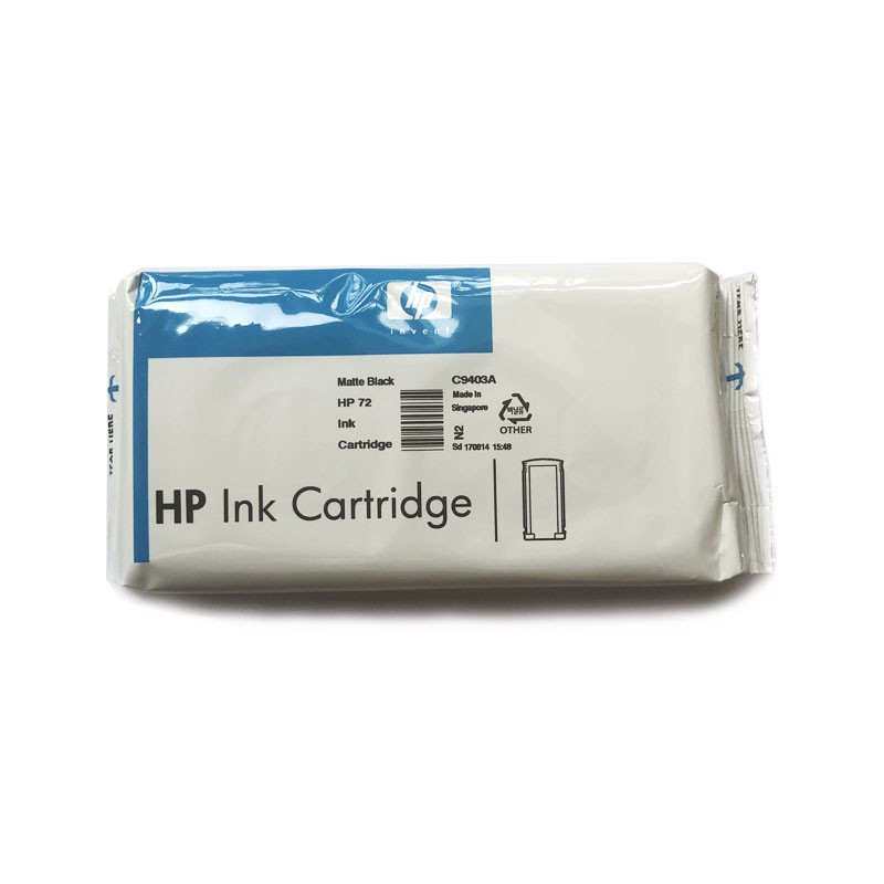 惠普（HP）C9403A （72MK）彩色墨盒消光黑墨(墨盒/墨水)（ T770/T790/T1100PS粗面黑墨盒 ） 72号消光黑（双只装拆出）