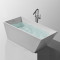 家用独立式方形泡澡浴池亚克力1.51.7米恒温无缝浴缸单缸版(不含龙头)&asymp 默认尺寸 默认颜色