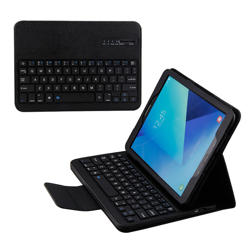 爱酷多 三星Tab S2 T819C平板电脑9.7英寸T813无线蓝牙键盘保护套T805C T813 T810h防摔皮套 经典款－黑色