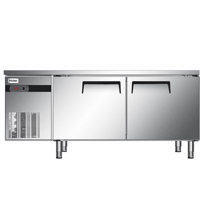 Haier/海尔 SP-426C2 426升1.8米冷藏操作台大冰柜 商用厨房冰箱冷柜保鲜