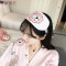 和服睡衣女秋季长袖纯棉两件套装狮子韩版清新学生春秋大码家居服_2 XL FZ#662#合欢草（送眼罩）