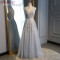 晚礼服2018新款主持人宴会V领长款显瘦伴娘新娘敬酒女连衣裙秋季 定制尺码（联系客服） 大红色