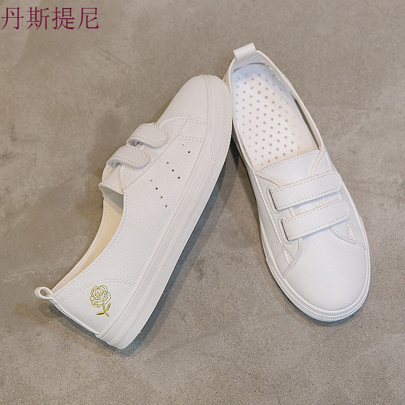 小白鞋女白菜价捡漏鞋夏季百搭韩版休闲鞋内增高帆布女鞋断码鞋子_5 8066白金 40
