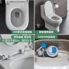 马桶直冲家用静音坑距马桶节水坐便器坐厕改坐家用连体冲水墙式口径缓降静音配件FB1668-送_3 350mm 默认颜色
