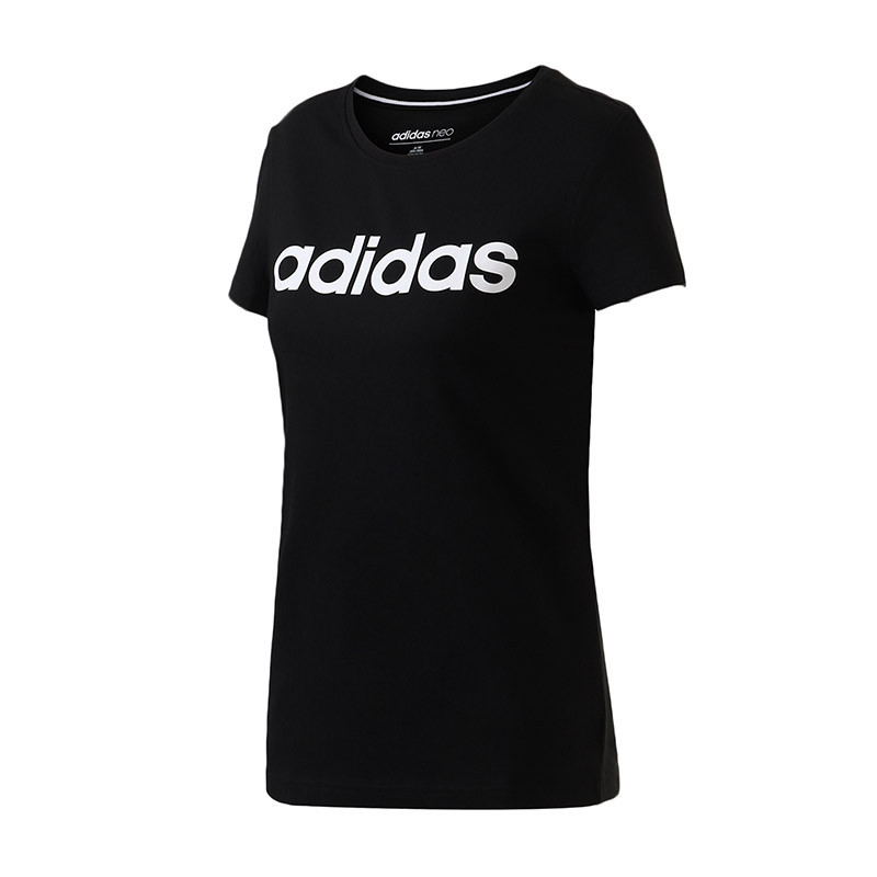 【自营】adidas阿迪达斯NEOLOGO款短袖T恤DM2064 L DM2064黑色