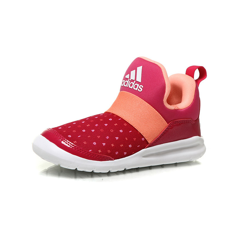 【自营】adidas阿迪达斯童运动休闲儿童鞋运动鞋女CG3264儿童鞋运动鞋运动鞋小童42948 CG3264鲜红+闪亮+亮白 29码/适合脚长175mm