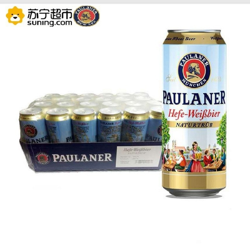 保拉纳酵母型小麦啤酒500ml*24听