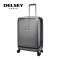 法国大使牌（Delsey）格奈商旅出行拉杆箱时尚PC材质行李箱万向轮双密码锁前置口袋旅行箱灰胡先煦同款Grenelle 28寸 灰银色