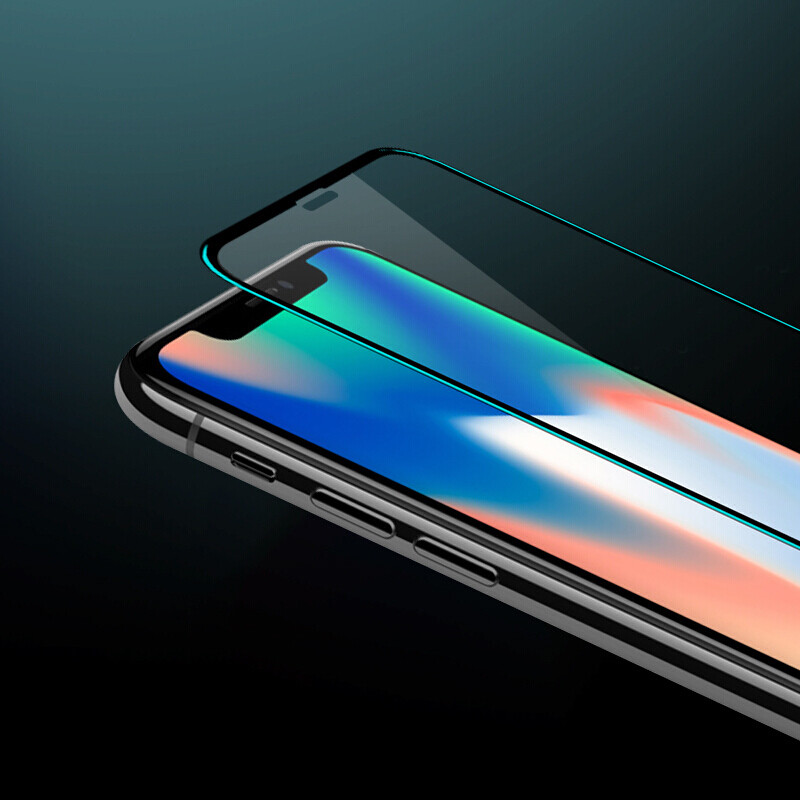 apple 蘋果品牌鋼化膜(圖片僅供參考 非原裝) iphonex/xs全屏鋼化膜