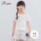 儿童短袖睡衣套装女童可爱公主家居服男童卡通印花空服夏季薄款_6 90cm 海星白