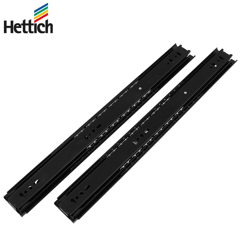 海蒂诗 静音加厚 承重45kg导轨 钢色12寸高清实拍图