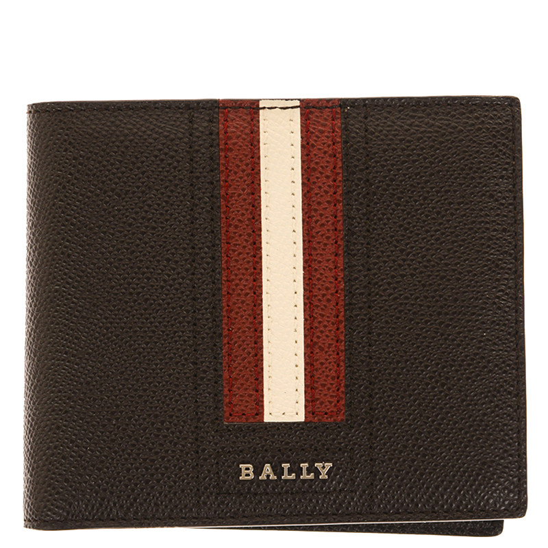 [直营]巴利(Bally) TALIKY.LT系列男士真皮条纹短款钱包 男士钱包 男包 欧美时尚