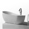 浴缸家用卫生间情侣亚克力独立式欧式贵妃浴缸浴盆1.5-1.8米 白色冲浪版 &asymp1.7M
