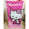 儿童hellokitty卡通大浴巾70140凯蒂猫沙滩巾巧克力色利物浦足球140x70cm_2 默认尺寸 玫红色蝴蝶结Kitty