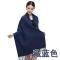 2018双面羊围巾女冬季韩版百搭披肩两用新款加厚大围脖羊毛斗_0 藏青色