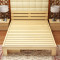 松木实木床 双人床 1.5 1.8米 单人床 儿童床 简约现代 实木床120*200CM【离地40CM】