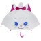 卡通小雨伞儿童伞3D造型晴雨伞男女儿童宝宝可爱生日 白猫