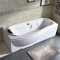 浴缸亚克力家用浴缸独立式浴缸小户型嵌入式1.4米-1.7米 单裙边空浴缸 ≈1.5M