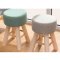 凳子家用小椅子小凳子小板凳沙凳现代成人化妆凳梳妆凳通用住宅家具沙凳家用脚踏 绿色方凳-加高-35cm