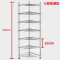 置地式4层多层不锈钢洗脸盆架子6层三角架厨房卫生间落地置物架面盆架加厚家居家用生活日用现代_32_7 七层