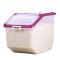 家用装米桶储米箱10kg5kg50斤米缸面粉收纳盒20米面多色多款生活日用家庭清洁生活日用_7 30斤透明粉HY