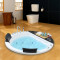亚克力嵌入式冲浪按摩瀑布浴缸酒店商用圆形双人情侣1.2-2米浴盆 ≈1.4m 嵌入式冲浪按摩(带水幕瀑布)