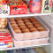 24格鸡蛋盒厨房鸡蛋保鲜盒食物带盖收纳盒冷藏储物盒蛋托_1 24格鸡蛋盒（买2送1）