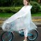 雨衣自行车单人男女成人电动车骑行透明学生单车雨批生活日用晴雨用具雨披雨衣_1 可拆卸双面罩--罗兰紫