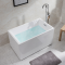 浴缸独立式无缝浴缸家用卫生间欧式大浴缸浴盆浴池亚克力_1_4 ≈1.7M 空浴缸(宽65厘米)