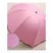 晴雨伞遇水开花黑胶伞晴雨伞荷叶边遮阳伞拱形三折折叠伞女_4 kl0177粉色