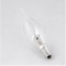 普通蜡烛灯泡25w40w4W尖形拉尾水晶光源E27E14小螺口LED节能球泡 E14透明球泡(10个装) 4.